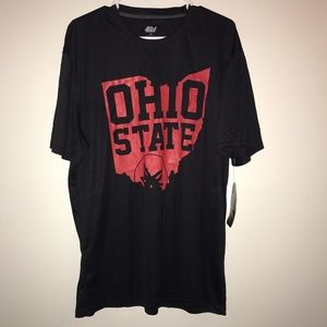 NWT Ohio State Buckeyes - Black Tee Size XXL
